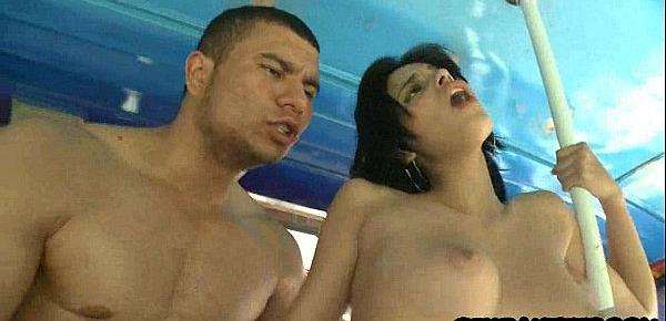  Young latina bitch gets fuck on a bus 20